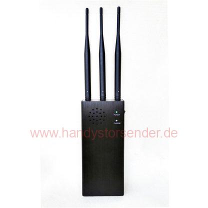 Auto-Funkstörsender für 433 MHz, 868 MHz und 315 MHz |10-100 Meter