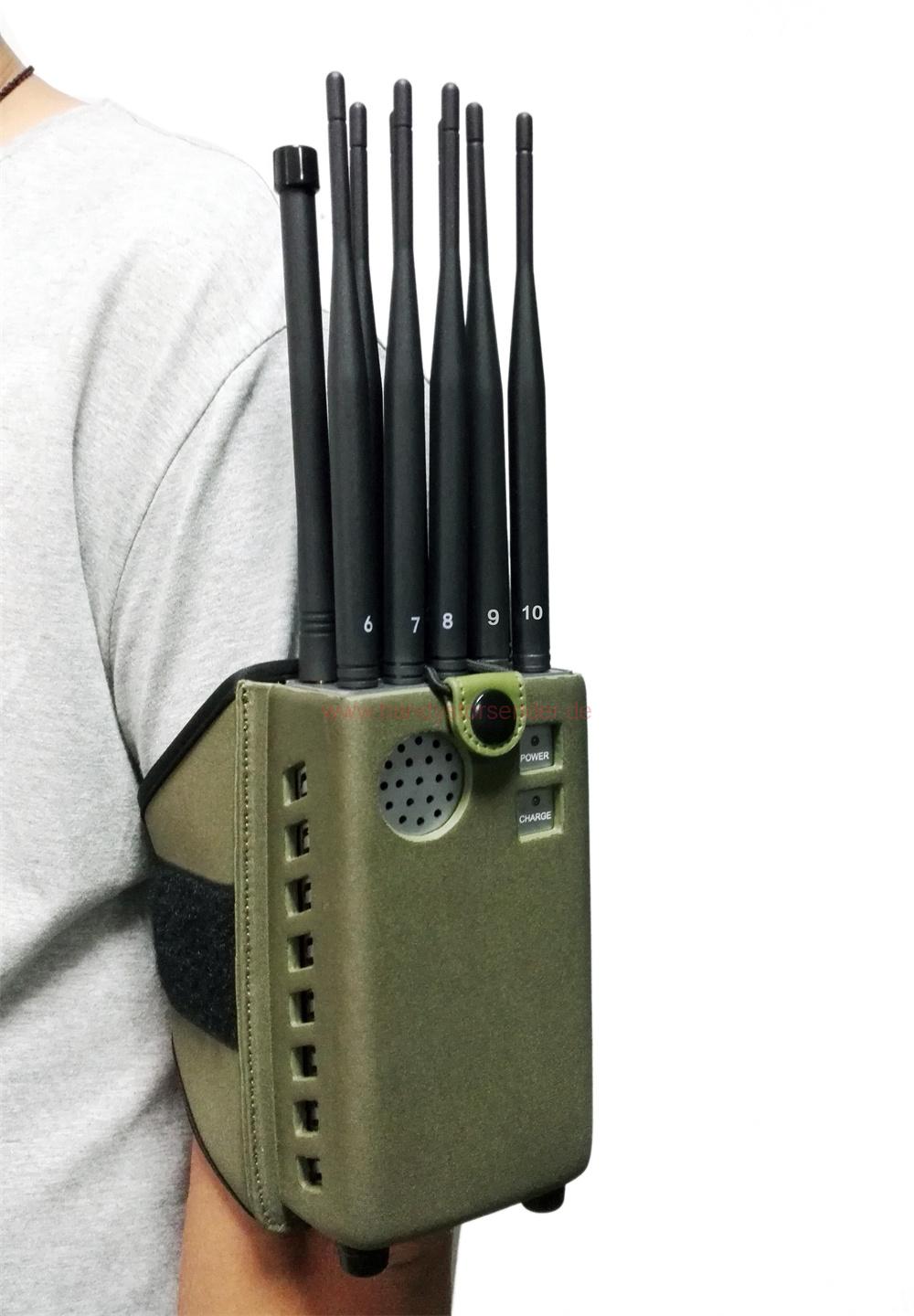 Handy Blocker Jammer Störsender 2G 3G 4G 5G WIFI Bluetooth GPS LoJack/VHF UHF RC433 – Bild 6